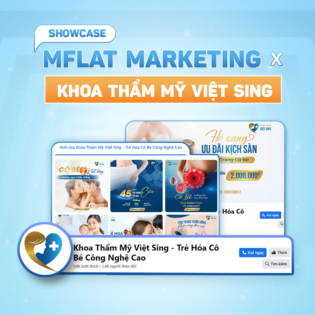 [Showcase] MFlat Marketing X Khoa Thẩm Mỹ Việt Sing